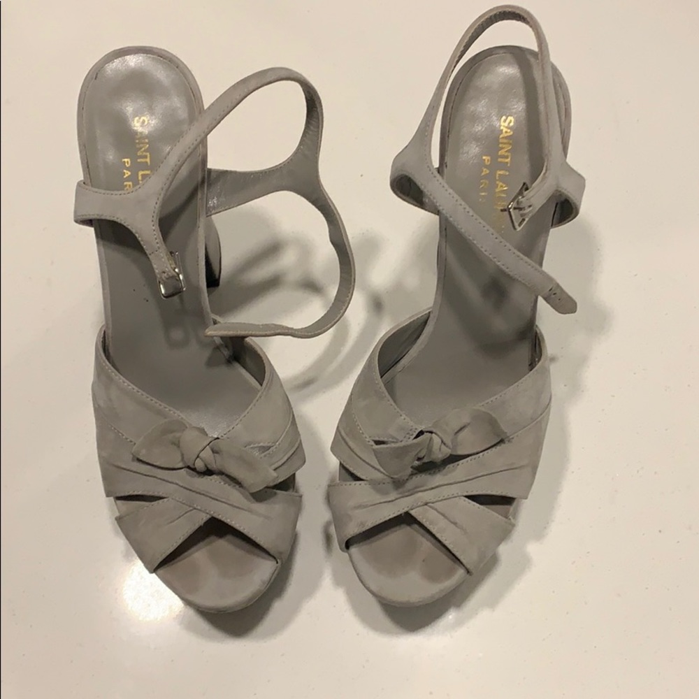Saint Laurent Grey Heels